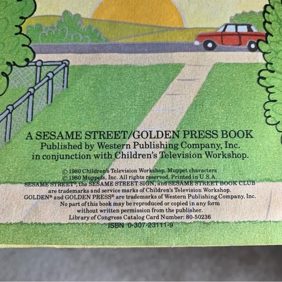 1980 I like School Sesame Street by Michaela Muntean Book - Picture 11 of 13